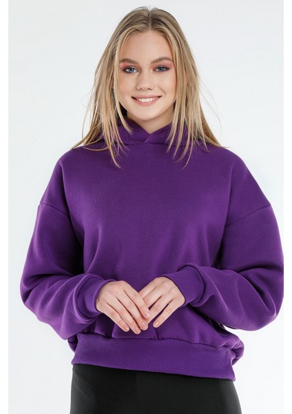 Kadın Kapüşonlu Sweatshirt - AL-SW0001