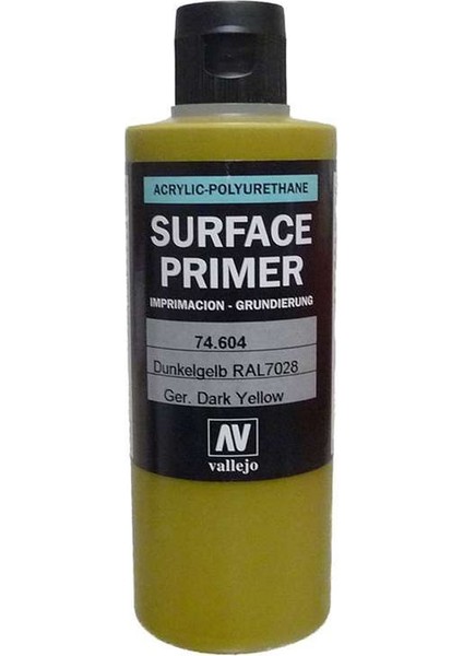 74604 200 Ml. Ger. Dark Yellow, Astar Maket Boyası