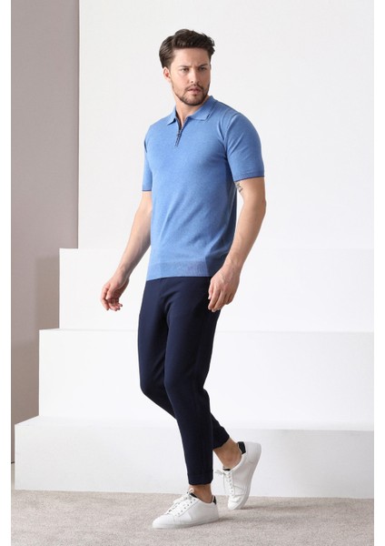 A.havacı Polo Yaka Fermuarlı Erkek Pamuk Triko T-Shirt fiyatları
