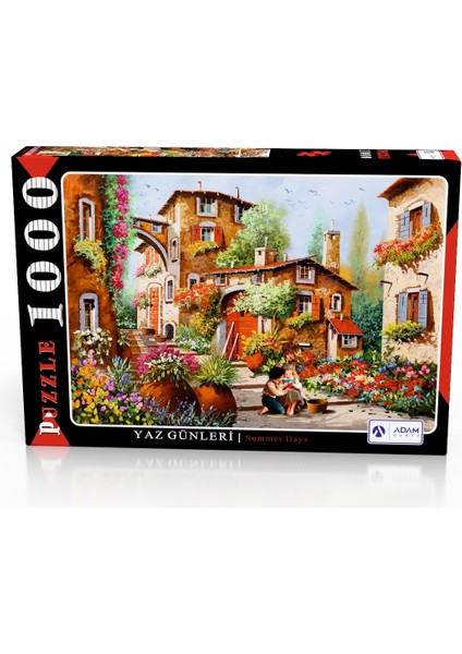 Adam Games Yaz Günleri 1000 Parça Puzzle Yapboz