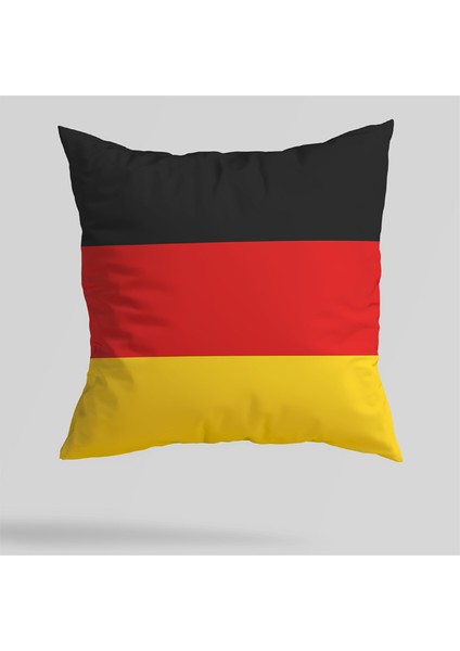 Almanya Bayrağı Baskılı Yastık