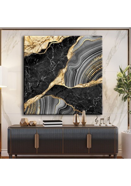 Marble Modern Dekoratif Kanvas Tablo - VOOV1505