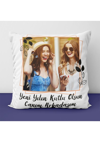 Yeni Yıl Resim Baskılı Yastık-10