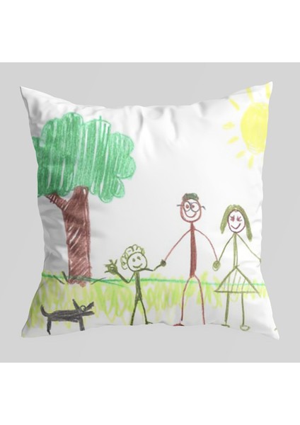 El Emeği Resimleriniz Baskılı Yastık-1