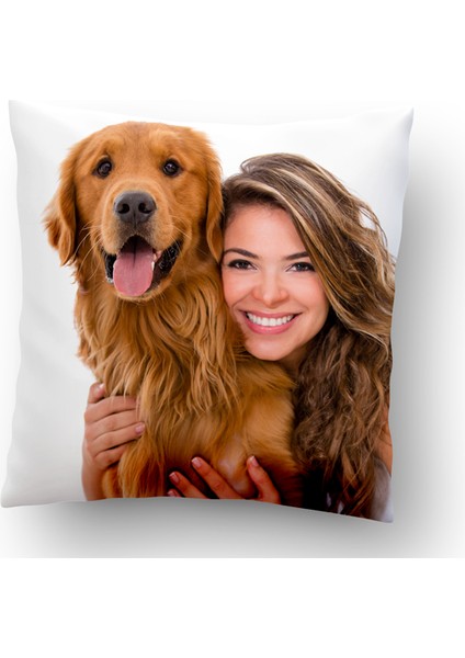 Kişiye Özel Baskılı Yastık (Köpek)