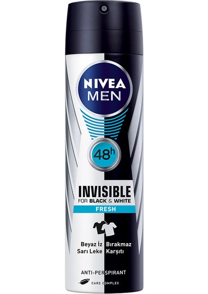 Deo Sprey 150 ml Invisible Fresh Erkek