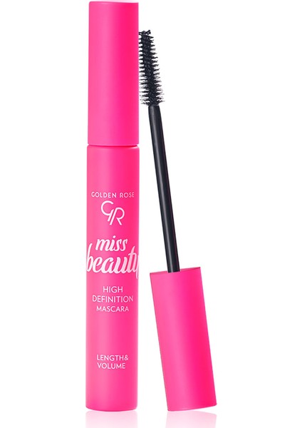 Miss Beauty High Definition Mascara - Black - Hacim Veren Maskara - 8691190442606