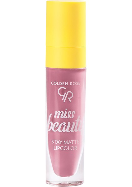 Miss Beauty Stay Matte Lipcolor No:04 Candy Love - Likit Mat Ruj - 8691190441982