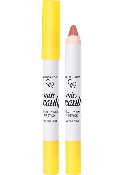 gr Mıss Beauty Velvety Kıss Lıps. No:01 True Nude