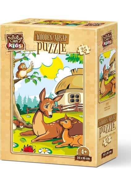 Art Puzzle Art Kids Anne Geyik 25 Parça Ahşap Puzzle