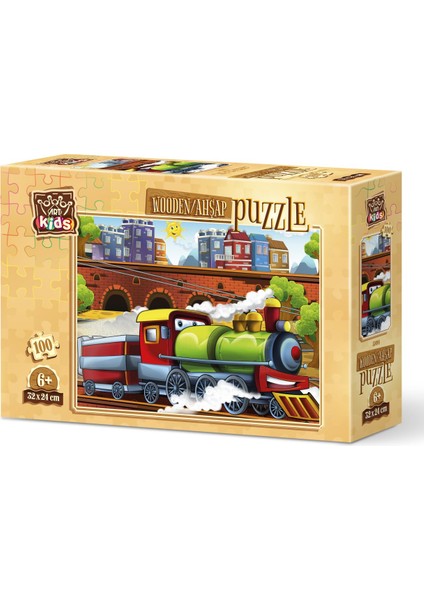 Art Kids Nereye Çufçufluyoruz? 100 Parça Ahşap Puzzle