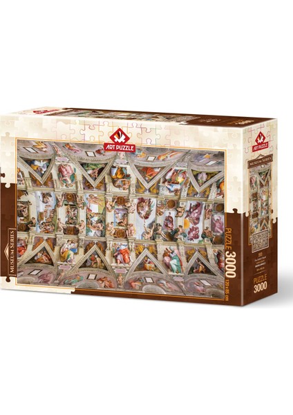 Art Puzzle Sistina Şapeli 3000 Parça Puzzle