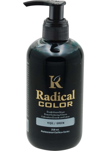 Color Su Bazlı Saç Boyası 250 ml Yesil