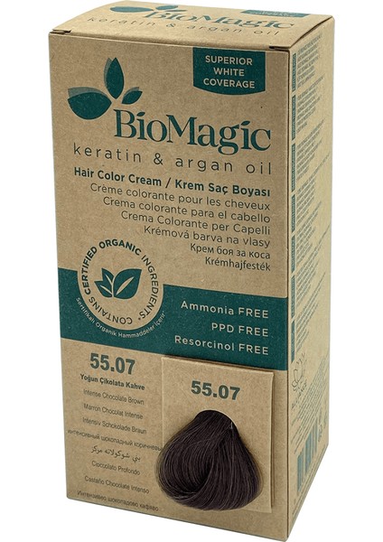 Saç Boyası Yoğun Çikolata Kahve No: 55.07