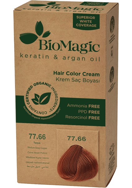 Saç Boyası Tarçın No: 77.66