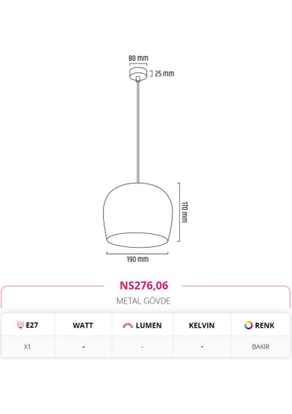 Dekoratif Sarkıt NS276,06