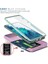 Kamera Kaydırıcı Tasarım 3-In-1 Tpu + Pc + Metal Telefon Kılıf Samsung Galaxy S20 Fe / S20 Fan Sürümü / S20 Fe 5g Için / S20 Fan Edition 5g Için - Yeşil / Pembe (Yurt Dışından) 2