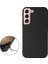 Karbon Fiber Doku Telefon Kılıfı Pu Deri Kaplamalı Pc + Tpu Hibrid Kılıf Samsung Galaxy S22 + 5g Için Için - Siyah (Yurt Dışından) 3