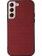 Karbon Fiber Doku Telefon Kılıfı Pu Deri Kaplamalı Pc + Tpu Hibrid Kılıf Samsung Galaxy S22 + 5g Için - Kırmızı (Yurt Dışından) 1