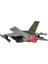 Sesli Işıklı Metal F16 - Savaş Uçağı 22 cm - HW777-16-GRI 4