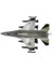 Sesli Işıklı Metal F16 - Savaş Uçağı 22 cm - HW777-16-GRI 5