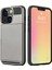 Apple iPhone 13 Pro Için Çizilmez Kart Tutuculu Tpu + Pc Telefon Kılıfı - Gri (Yurt Dışından) 2