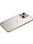 Apple iPhone 13 Mini Için Temperli Cam + Metal Hibrit Telefon Kılıfı - Altın (Yurt Dışından) 1
