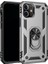 Apple iPhone 12 Mini Için Standlı Darbeye Dayanıklı Pc + Tpu Hibrit Kılıf - Gri (Yurt Dışından) 1