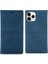 Apple iPhone 12 Için Cüzdan Tasarımlı Standlı Pu Deri Telefon Kılıfı - Mavi (Yurt Dışından) 1