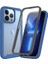 Apple iPhone 13 Pro Için Pet Ekran Koruyuculu Tpu + Pc Hibrit Telefon Kılıfı - Koyu Mavi (Yurt Dışından) 1