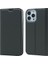 Apple iPhone 13 Pro Için Çok Yönlü Korumalı Kart Yuvalı Standlı Darbeye Dayanıklı Deri Kılıf - Siyah (Yurt Dışından) 1