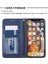 Geometrik Desen Deri Kart Tutucu Telefon Kılıfı Standı Apple iPhone x / Xs 5.8 Inç - Mavi (Yurt Dışından) 4