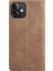 013 Serisi Apple iPhone 12 Mini Için Ayrılabilir 2-In-1 Bölünmüş Deri Kılıf - Kahverengi (Yurt Dışından) 5