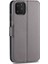Apple iPhone 12 Mini 5.4 Inç Için Deri Cüzdan Kapaklı Kılıf - Gri (Yurt Dışından) 4