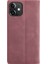 013 Serisi Apple iPhone 12 Mini Için Ayrılabilir 2-In-1 Bölünmüş Deri Kılıf - Koyu Kırmızı (Yurt Dışından) 5