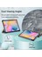 Üçlü Katlanabilir Kapaklı Suni Deri Desenli Tablet Kılıfı - Samsung Galaxy Tab S6 Lite / P610 / P615 (Yurt Dışından) 5