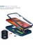 Apple iPhone 13 Için 3'ü 1 Arada Tpu + Pc + Metal Darbeye Dayanıklı Kamera Korumalı Telefon Kılıfı - Mavi (Yurt Dışından) 2