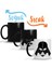 Star Wars Darth Vader Işın Kılıcı Sihirli Kupa Bardak Porselen 1