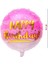 Happy Birthday Folyo Balon, 45cm - Pembe 2