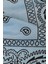 Şal Desenli Kare Koton Bandana Fular 3
