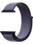 Apple Watch Uyumlu Dokuma Kordon Kayış 1-2-3-4-5-6-7-Se 38MM 40MM -Mavi Siyah 1