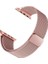 Apple Watch Uyumlu Pembe Rengi Metal Kordon 42-44 mm 1
