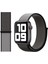 Apple Watch Uyumlu Dokuma Kordon Kayış 1-2-3-4-5-6-7-Se 38MM 40MM - Demir Grisi 1