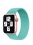 Apple Watch Uyumlu Kordon Kayış Bileklik Örgü Loop Mint Yeşili 42-44 mm S Beden 1
