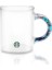 Starbucks® Mavi Simli Kulplu Cam Kupa 355ML - 11125812 1