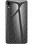iPhone Xr 6.1 Inç Uyumlu Karbon Fiber Doku Temperli Cam + Pc + Tpu Hibrit Telefon Kılıfı - Siyah (Yurt Dışından) 1