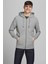 Fermuarlı Erkek Kapüşonlu Sweatshirt - 12181901 2
