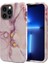 iPhone 13 Pro Için Çizilmez Pc + Yumuşak Tpu Baskılı Darbeye Dayanıklı Koruyucu Kılıf - Stil F - Pembe (Yurt Dışından) 1