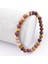 Mookaite Jasper Doğal Taş Bileklik 6 mm Küre Kesim 1