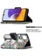 BF03 Samsung Galaxy A22 5g Için Renkli Desen Baskı Fermuarlı Telefon Kılıfı (Yurt Dışından) 4